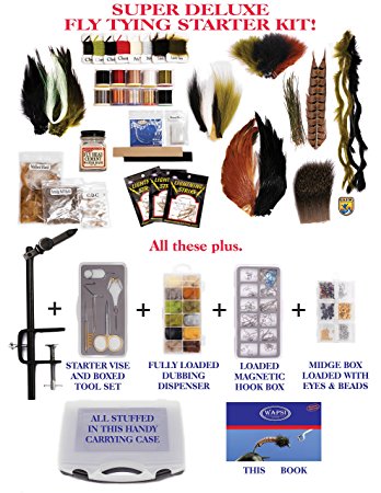 Wapsi Starter Super Deluxe Fly Tying Kit for Sale